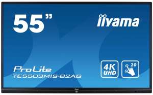 IIYAMA Monitor 55 cali TE5503MIS-B2AG INFRARED,4K,IPS,18/7,PC SLOT,WiFi,7H 