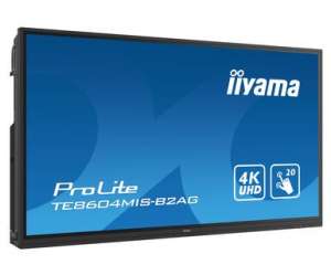 IIYAMA Monitor 86 TE8604MIS-B2AG PureTouch-IR,IPS,24/7,4K,USB-C,7H,S.PC 