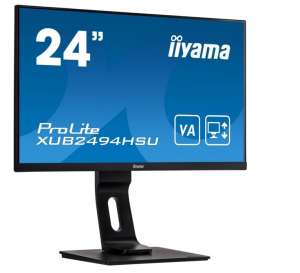 IIYAMA Monitor 24 cale XUB2494HSU-B1 VA,FHD,HDMI,DP,VGA,USB,HAS 