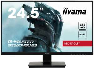 IIYAMA Monitor 25 cali G2560HSU-B3 0,5ms, 165HZ, 400cd, USB, HDMI, DP