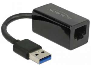 Delock Karta sieciowa USB 3.1 ->RJ-45 1GB na kablu 