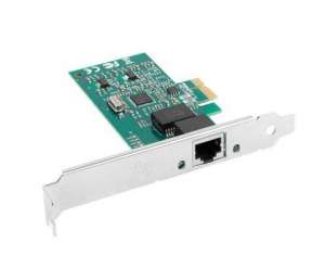 LANBERG Karta sieciowa  PCI-E 1X RJ45 1GB INTEL + ŚLEDŹ LOW PROFILE