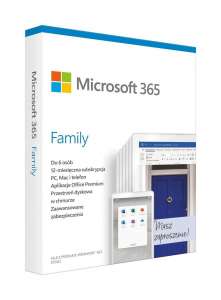 Oprogramowanie Microsoft 365 Family PL P6 1Y Win/Mac