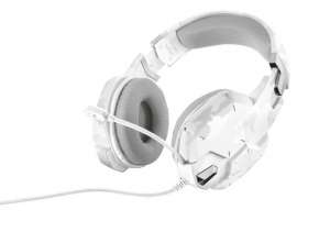 Trust GXT 322W Gaming Headset - white camouflage