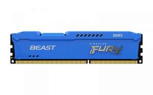 Kingston Pamięć DDR3 Fury Beast  4GB (1*4GB)/1866  CL10 niebieska