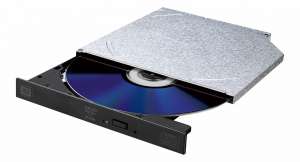 LiteOn Nagrywarka wewnętrzna DS-8AESH DVD-RW ultra slim 9,5mm, czarna