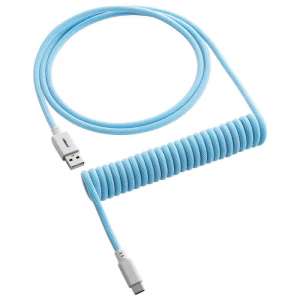 CableMod Classic Coiled Keyboard Cable USB-C na USB Typ A Blueberry Cheesecake - 150cm