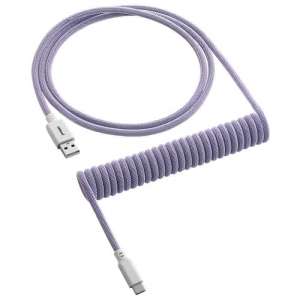 CableMod Classic Coiled Keyboard Cable USB-C na USB Typ A Rum Raisin - 150cm
