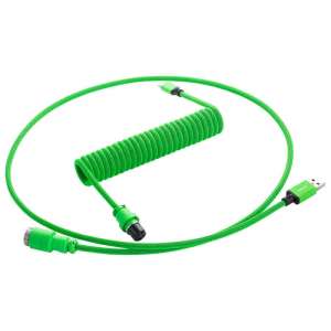 CableMod Pro Coiled Keyboard Cable USB-C na USB Typ A Viper Green - 150cm