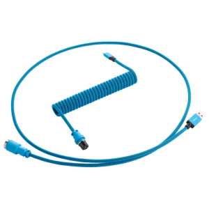 CableMod Pro Coiled Keyboard Cable Micro-USB na USB Typ A Specturm Blue - 150cm