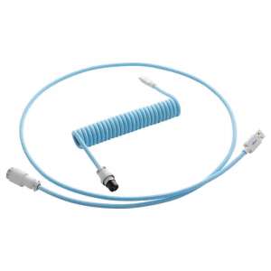 CableMod Pro Coiled Keyboard Cable USB-C na USB Typ A Blueberry Cheesecake - 150cm