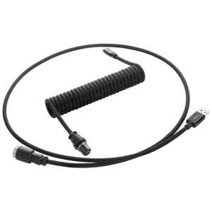 CableMod Pro Coiled Keyboard Cable USB-C na USB Typ A Midnight Black - 150cm