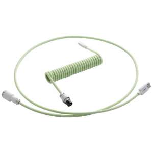 CableMod Pro Coiled Keyboard Cable USB-C na USB Typ A Lime Sorbet - 150cm