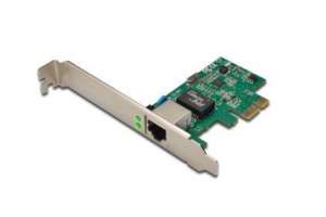 Digitus Karta sieciowa przewodowa PCI Express do Gigabit 10/100/1000Mbps, Low Profile