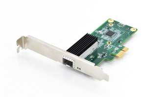 Karta sieciowa przewodowa PCI Express do SFP Gigabit 1000SX MM 1000LX/BX SM Low Profile