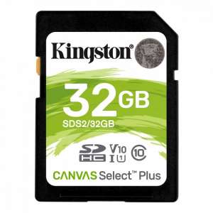 Kingston Karta pamięci SD 32GB Canvas Select Plus R100MB/s