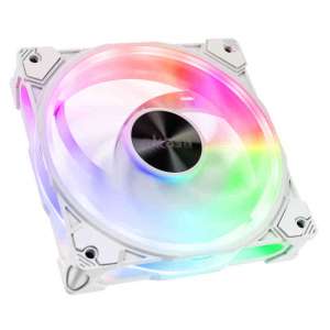 Akasa SOHO AR Adresowalny wentylator RGB biały — 120 mm