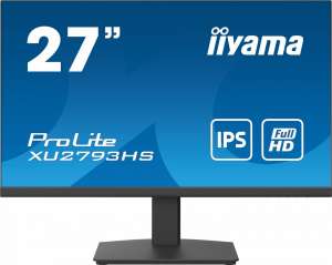 IIYAMA Monitor 27 cali XU2793HS-B4 IPS, FHD, HDMI, DP, VGA, 2x2W, 4ms, 300cd/m2 