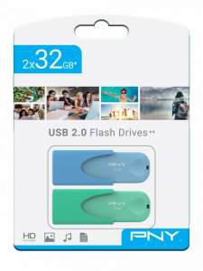 PNY Pendrive 32GB USB2.0 ATTACHE 4 FD32GATT4COLBGX2-EF