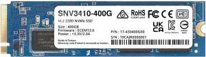 Synology Dysk SSD SATA M2 2280 400G SNV3410-400G