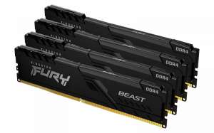 Kingston Pamięć DDR4 Fury Beast 32GB(4*8GB)/3200 CL16