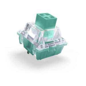 Xtrfy Przełączniki Kailh Box Glazed Green mechaniczne 3-pinowe clicky MX-Stem 50g - 35 sztuk