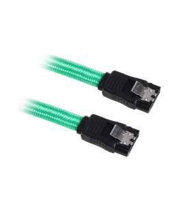 BitFenix ​​SATA 30cm 3 Cable - rękaw zielony / czarny