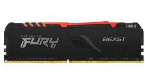 Kingston Pamięć DDR4 Fury Beast    RGB  64GB(4*16GB)/3200  CL16 