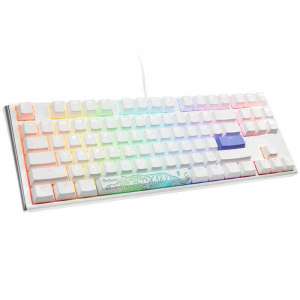 Ducky One 3 Classic Pure White TKL Klawiatura Gamingowa RGB LED - MX-Clear (US)