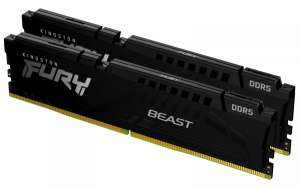 Kingston Pamięć DDR5 Fury Beast Black  32GB(2*16GB)/5200  CL36 