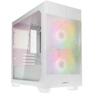 Lian Li LANCOOL 205M Mesh Micro-ATX- Obudowa Tempered Glass - biała
