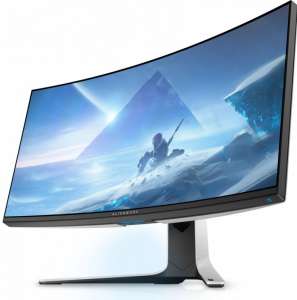 Dell Monitor Alienware AW3821DW 37.5 cali Curved NVIDIA G-Sync Ultimate NanoIPS 4K (3840x1600) /21:9/DP/2xHDMI/5xUSB 3.2/3Y AES&PPE