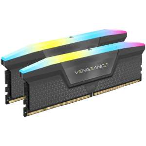 Corsair Vengeance RGB DDR5-5600 CL40 AMD EXPO - 64 GB Dual-Kit - szary