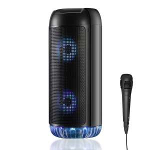 Media-Tech Głośnik bezprzewodowy PartyBox UNI z mikrofonem funkcją karaoke Bluetooth 5.0 MT3174