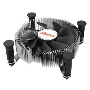 Akasa AK-CC6602HP01 Niskoprofilowe chłodzenie procesora — gniazdo LGA 1700 wysokość 30 mm