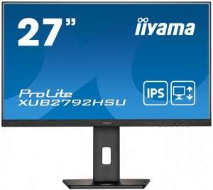 IIYAMA Monitor 27 cali XUB2792HSU-B5 IPS,FHD,HDMI,DP,VGA,SLIM,HAS(150mm)
