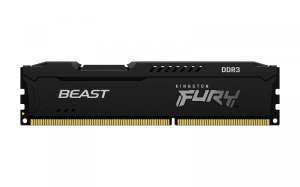 Kingston Pamięć DDR3 Fury Beast 4GB(1*4GB)/1866 CL10, czarna