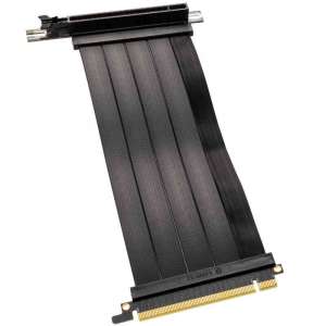 Lian Li PCIe x16 Riser Kabel taśmowy PCIe 4.0 200mm czarny