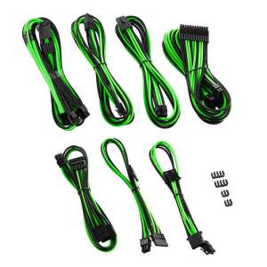 CableMod C-Series Pro ModMesh 12VHPWR Cable Kit do Corsair RM/RMi/RMx (Black Label) - czarny/zielony