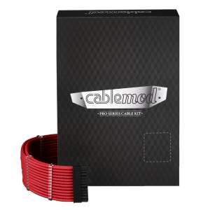 CableMod  PRO ModMesh C-Series AXi HXi oraz RM Cable Kit - czerwony