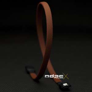 MDPC-X Sleeve SATA - Copper-Brown, 0,35m