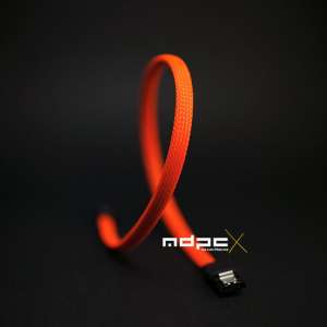 MDPC-X Sleeve SATA - Orange, 0,35m