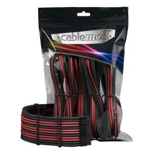 CableMod  PRO ModMesh Cable Extension Kit - czarno.czerwone
