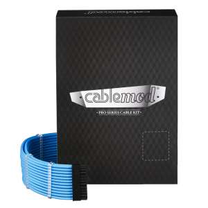 CableMod  PRO ModMesh C-Series RMi oraz RMx Cable Kit - niebieski