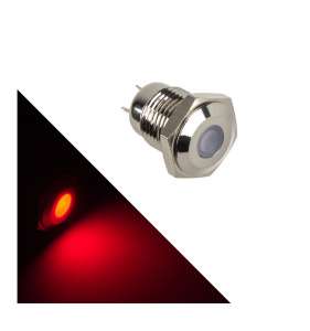 Lamptron -backed LED - czerwony, srebrny wersja