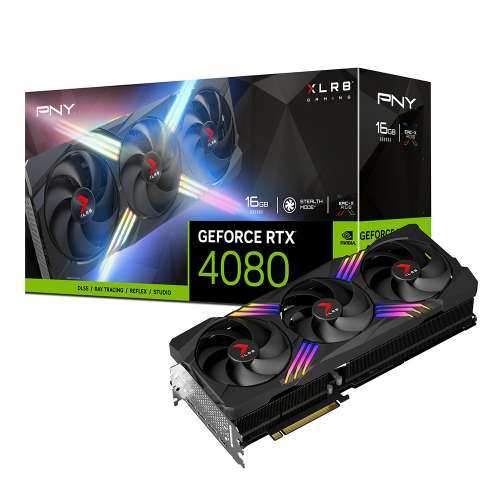 Karta graficzna GeForce RTX 4080 16GB XLR8 Gaming Verto Epix-x RGB Triple Fan-3173626