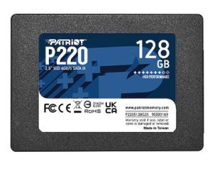 Patriot Dysk SSD 128GB P220 550/480 MB/s SATA III 2.5-3187277