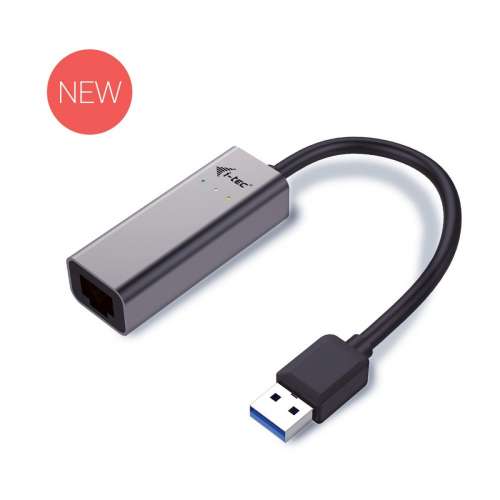 i-tec USB 3.0 adapter Metal Gigabit Ethernet, 1x USB 3.0 do RJ45 10/100/1000 Mbps-244175