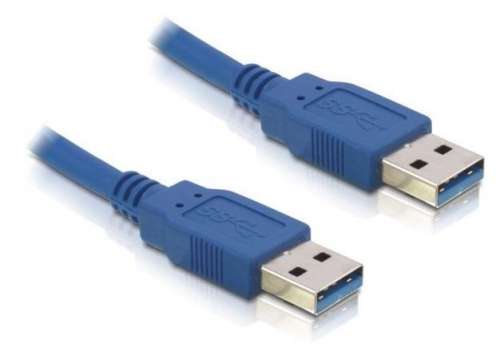 Delock Kabel USB-A M/M 3.0 1m niebieski-413475