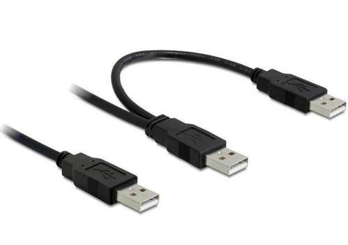 Delock Kabel USB-A(M)+POWER USB-A(M)-USB-A-413490